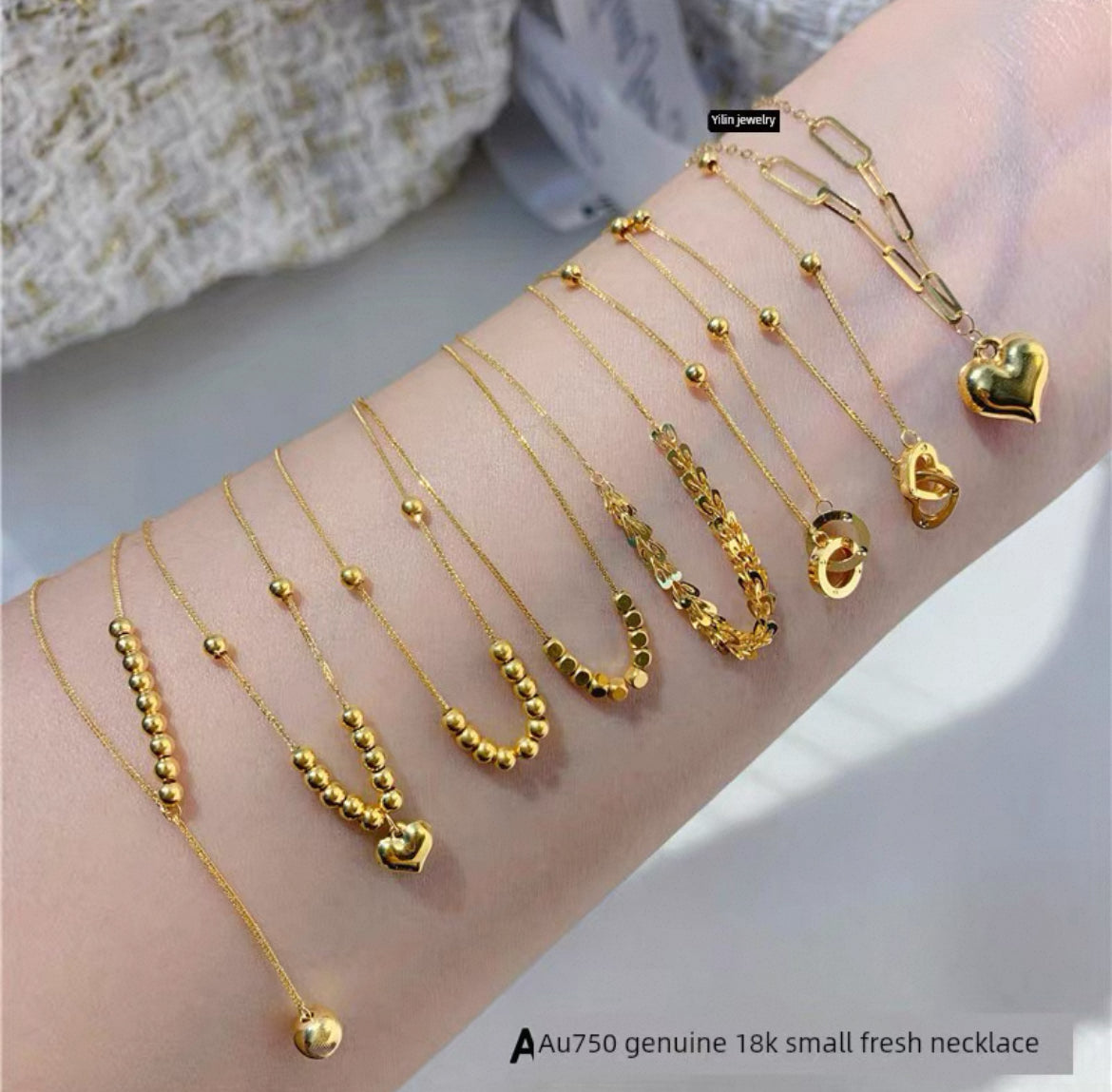 PRE ORDER ! REAL GOLD 18karat necklaces
