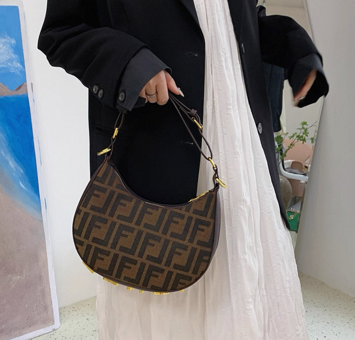 PRE ORDER FENDI DUPE BAG GENUINE LEATHER