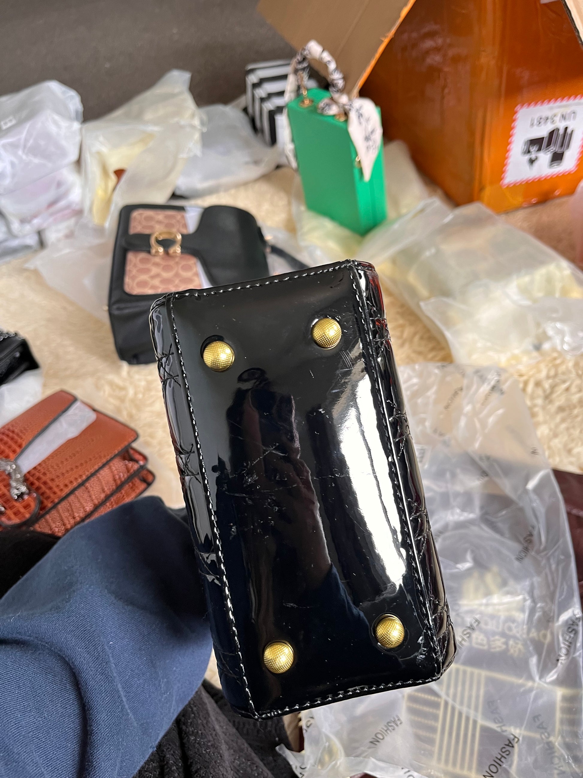 Dior lady handcarry or crossbody bag