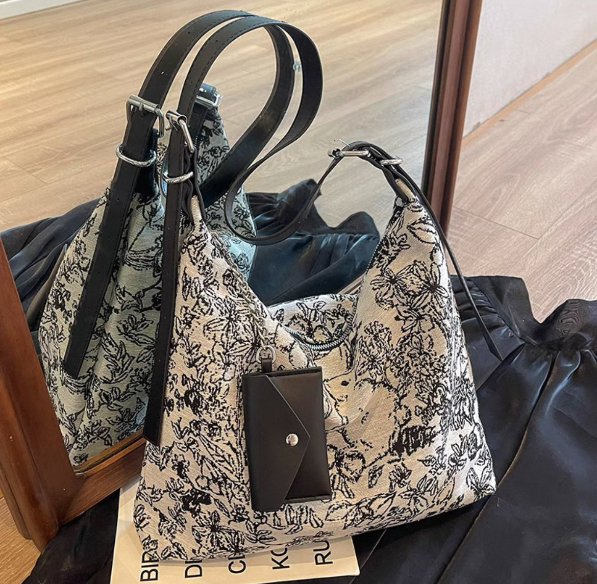 New Chinoiserie National Style Canvas Large Capacity bag