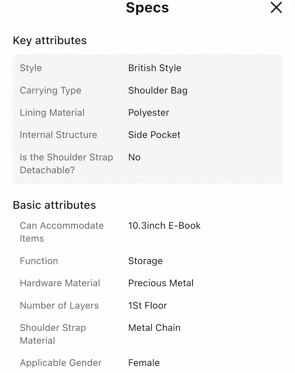 C brand shoulder bag