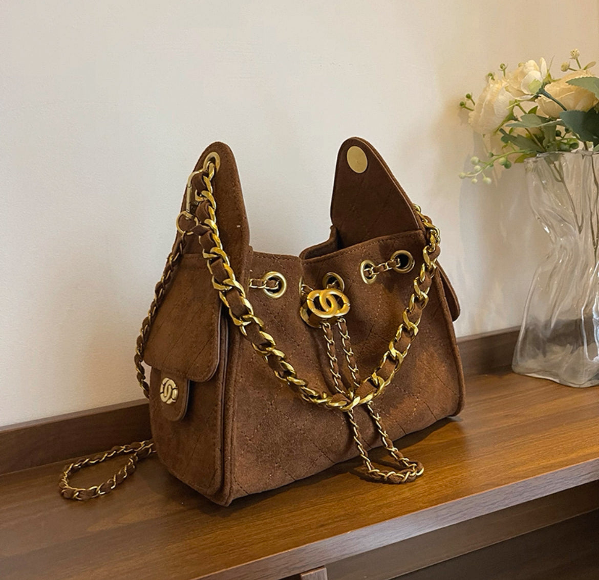 PRE ORDER, DUPE CROSSBODY MATTE LEATHER