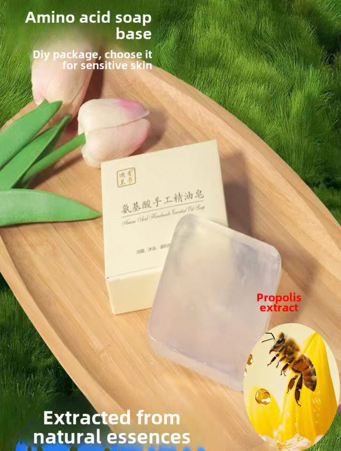 Amino Acid oil Soap with very rich scent