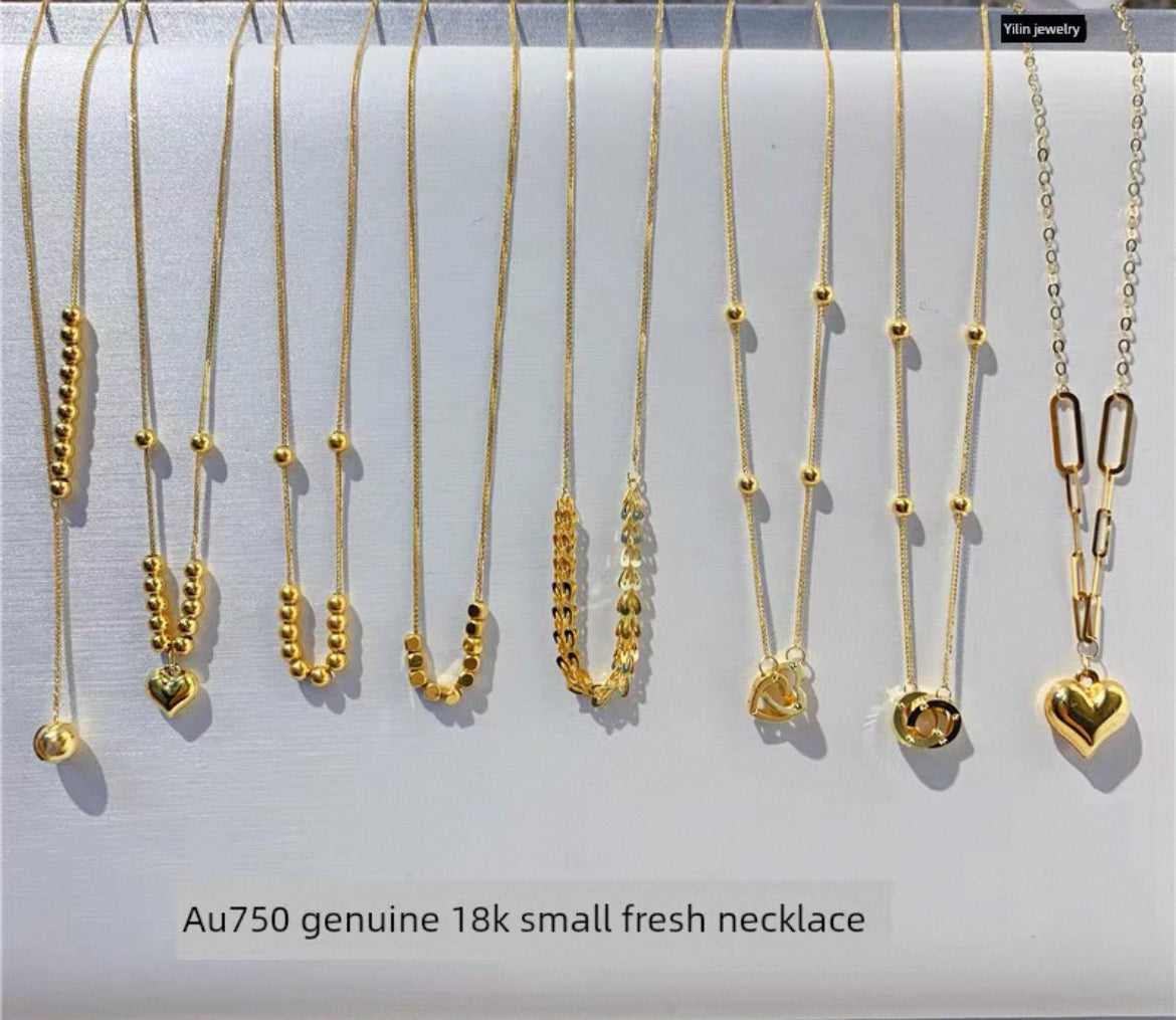 PRE ORDER ! REAL GOLD 18karat necklaces