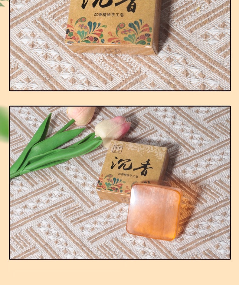 Unisex Natural Agarwood Handmade soap