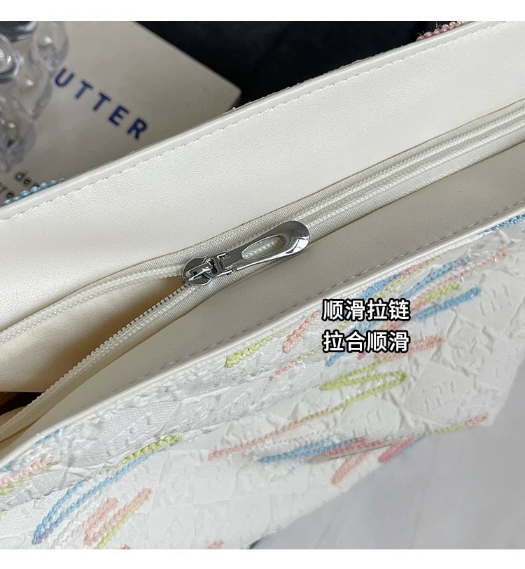 Large Canvas shoulder crossbody bag