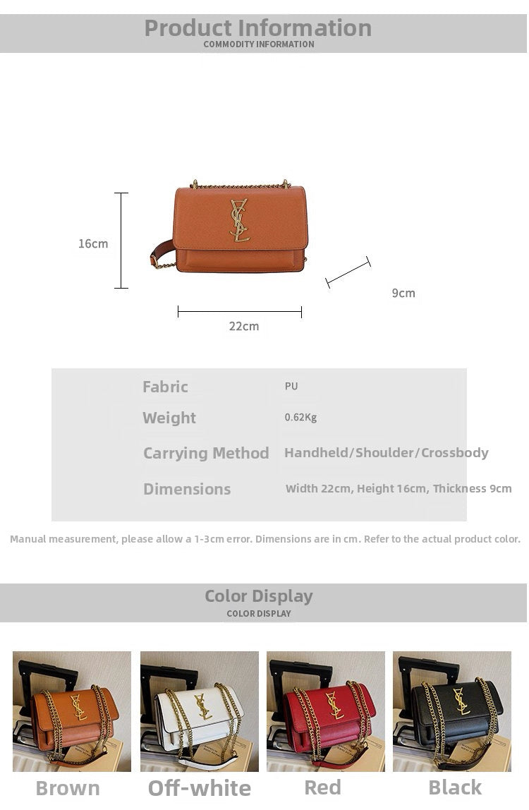 YSL shoulder crossbody chain bag