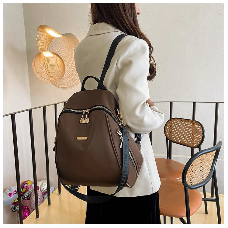 Bamboo style Waterproof Large Capacity Shoulder backpack Bag