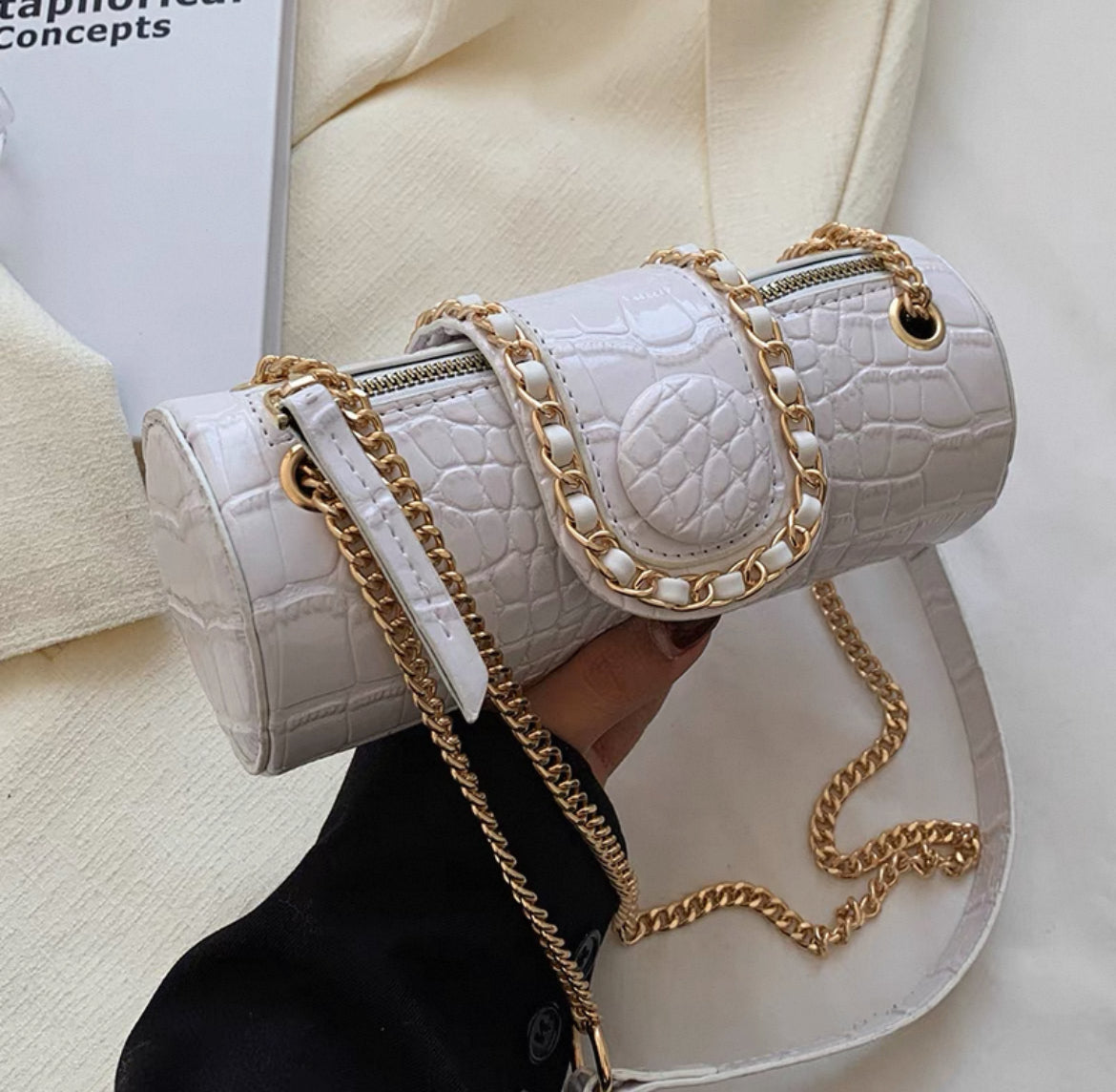 Small Women's New High-End Texture Chain Crossbody Bag