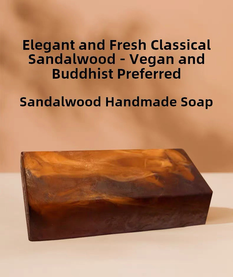 Authentic Indian Sandalwood Laoshan Essential Oil Soap Woody Fragrance