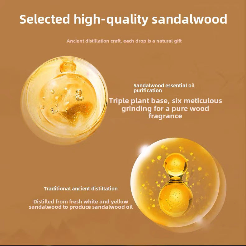 Authentic Indian Sandalwood Laoshan Essential Oil Soap Woody Fragrance