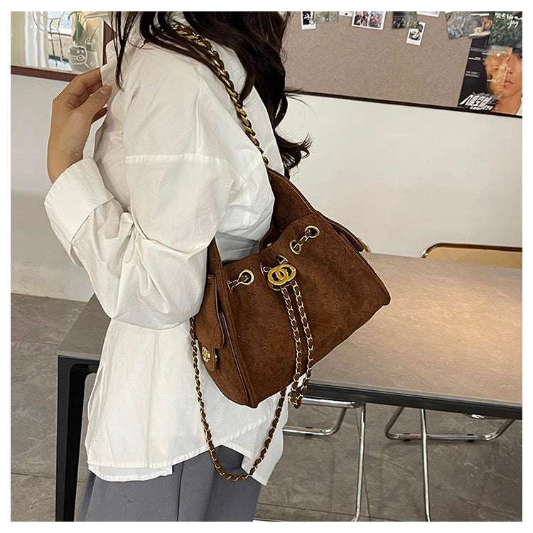 PRE ORDER, DUPE CROSSBODY MATTE LEATHER