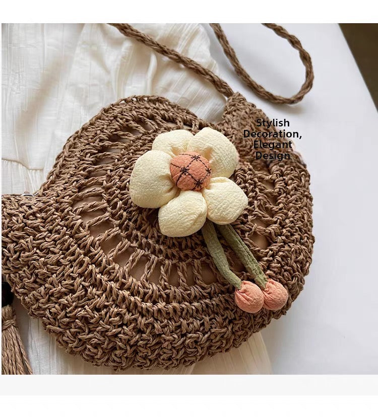 Niche Design Woven Straw Bag