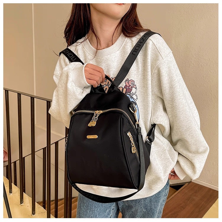 Bamboo style Waterproof Large Capacity Shoulder backpack Bag