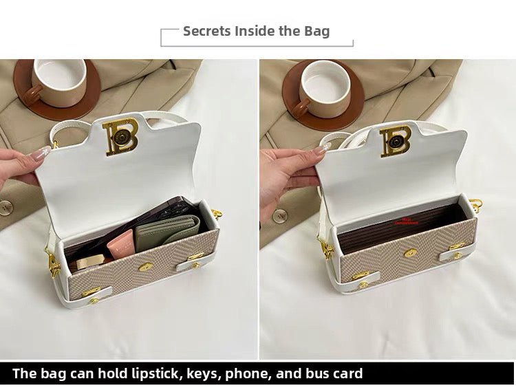 Balmain B-buzz Crossbody Versatile Commuter Box Bag .