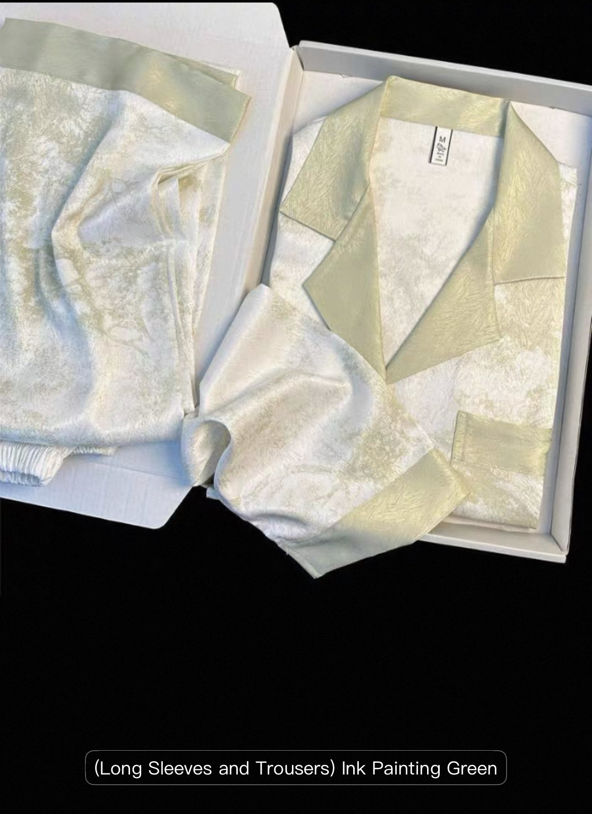 Pajamas for Women Ice Silk Long-Sleeved High-End sleepwear