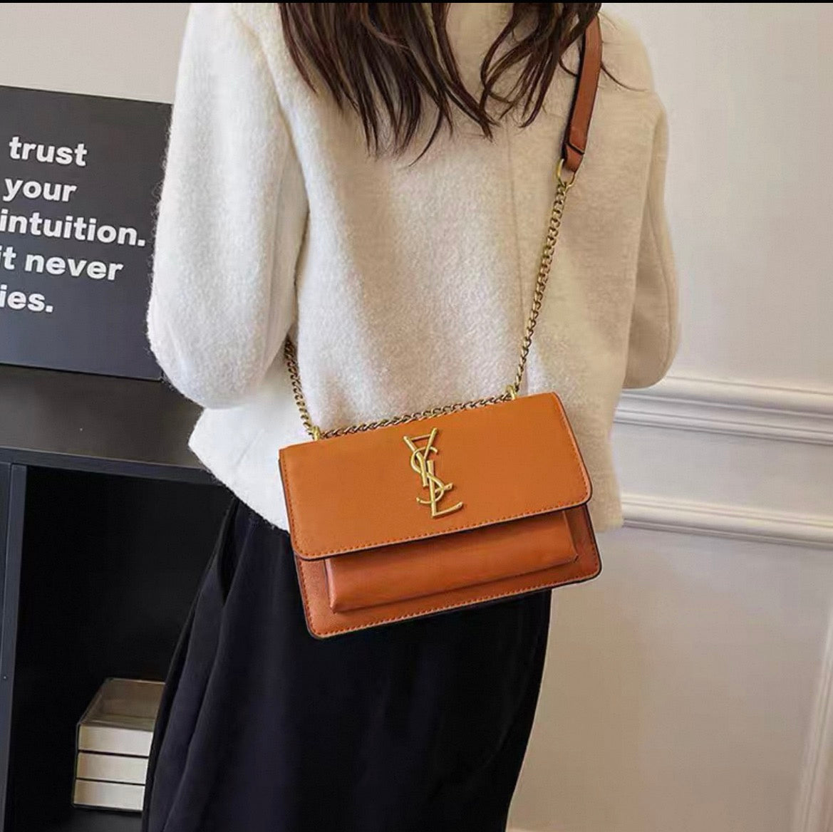 YSL shoulder crossbody chain bag