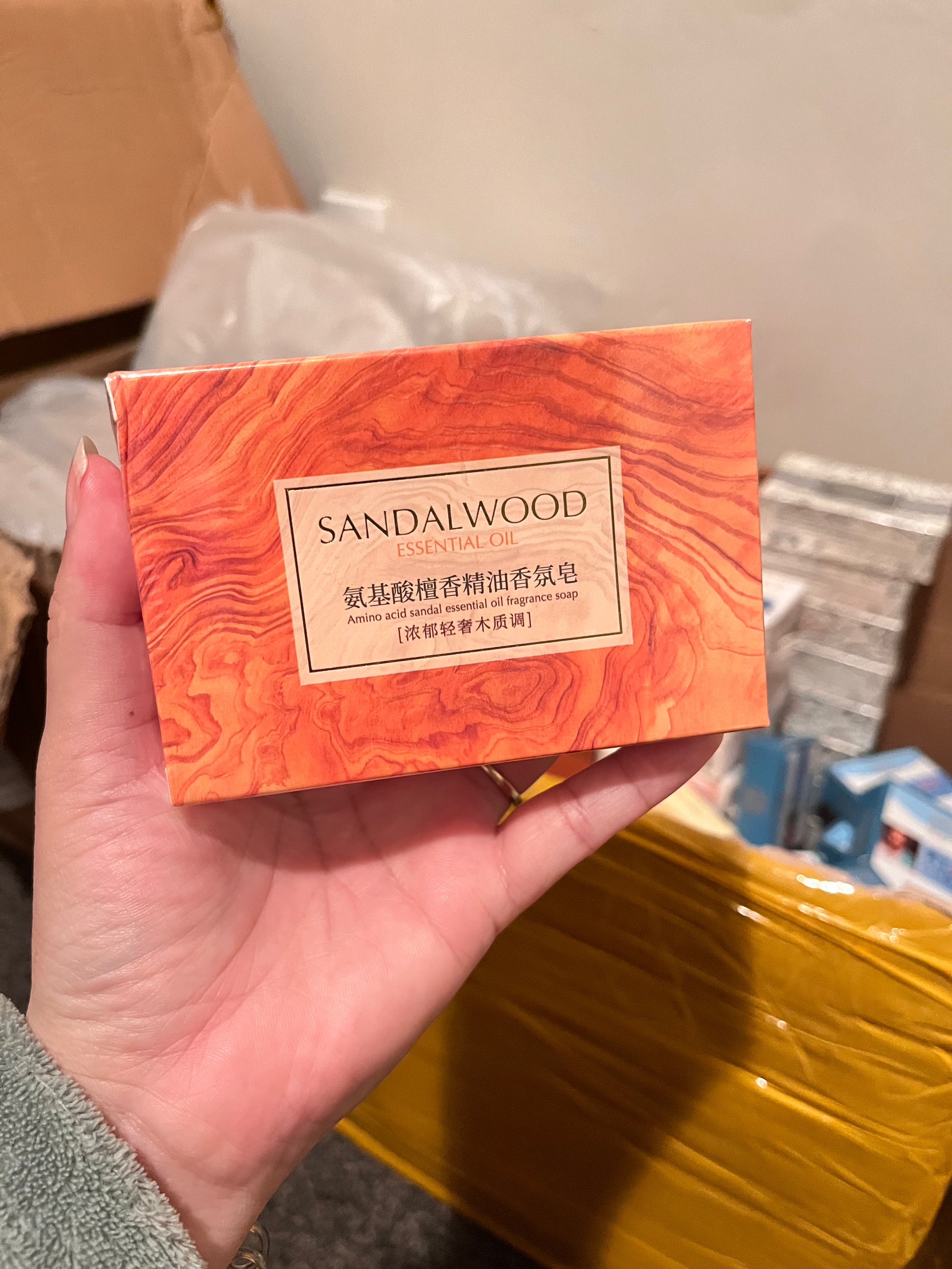 Authentic Indian Sandalwood Laoshan Essential Oil Soap Woody Fragrance