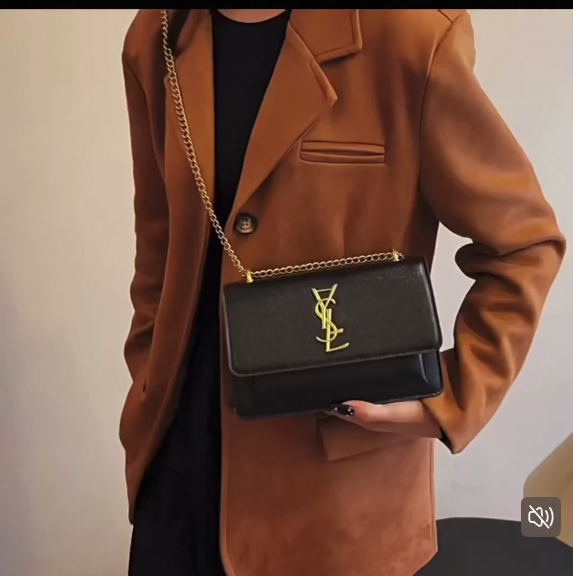 YSL shoulder crossbody chain bag