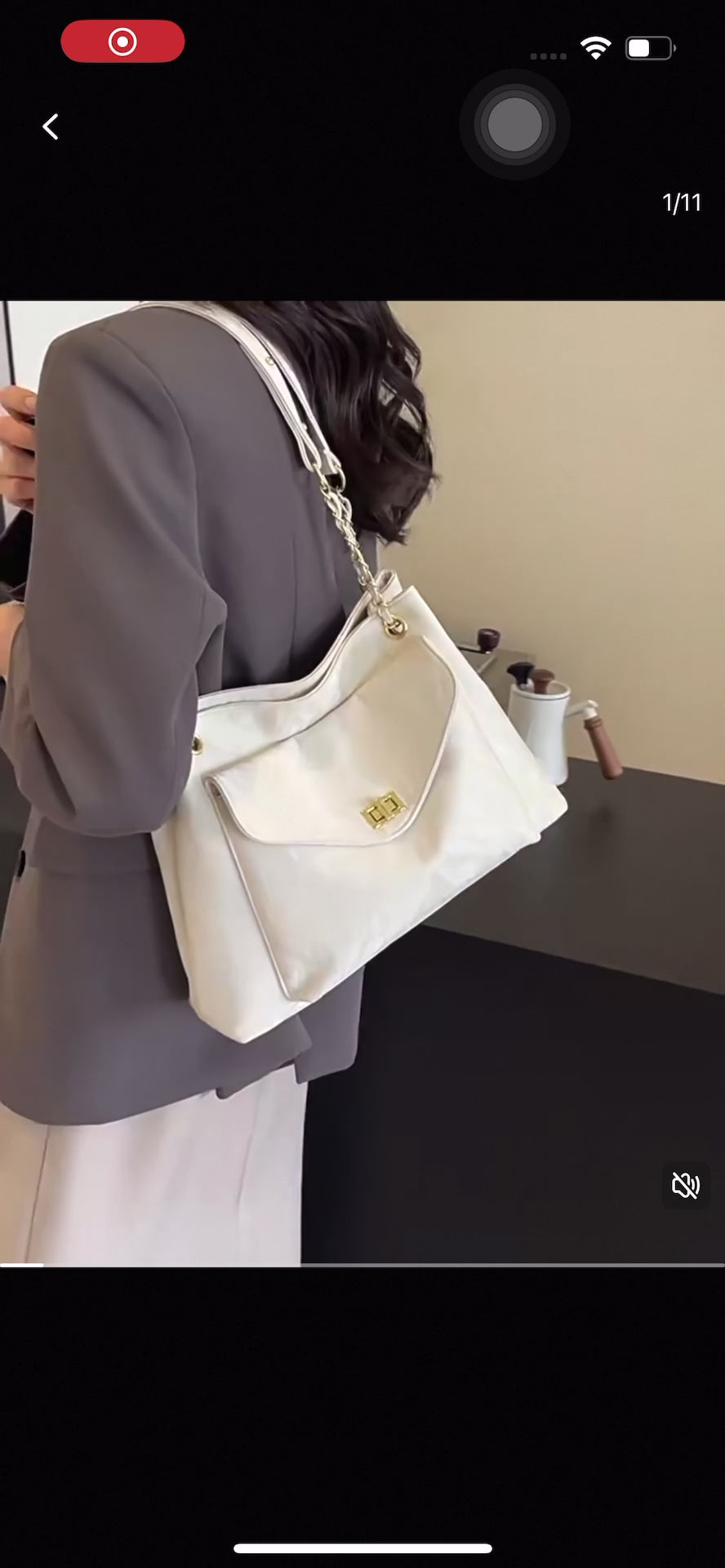 Tote bag large Capacity Autumn and Winter Can Be Crossbody Casual and Easiest for Matching in 2025