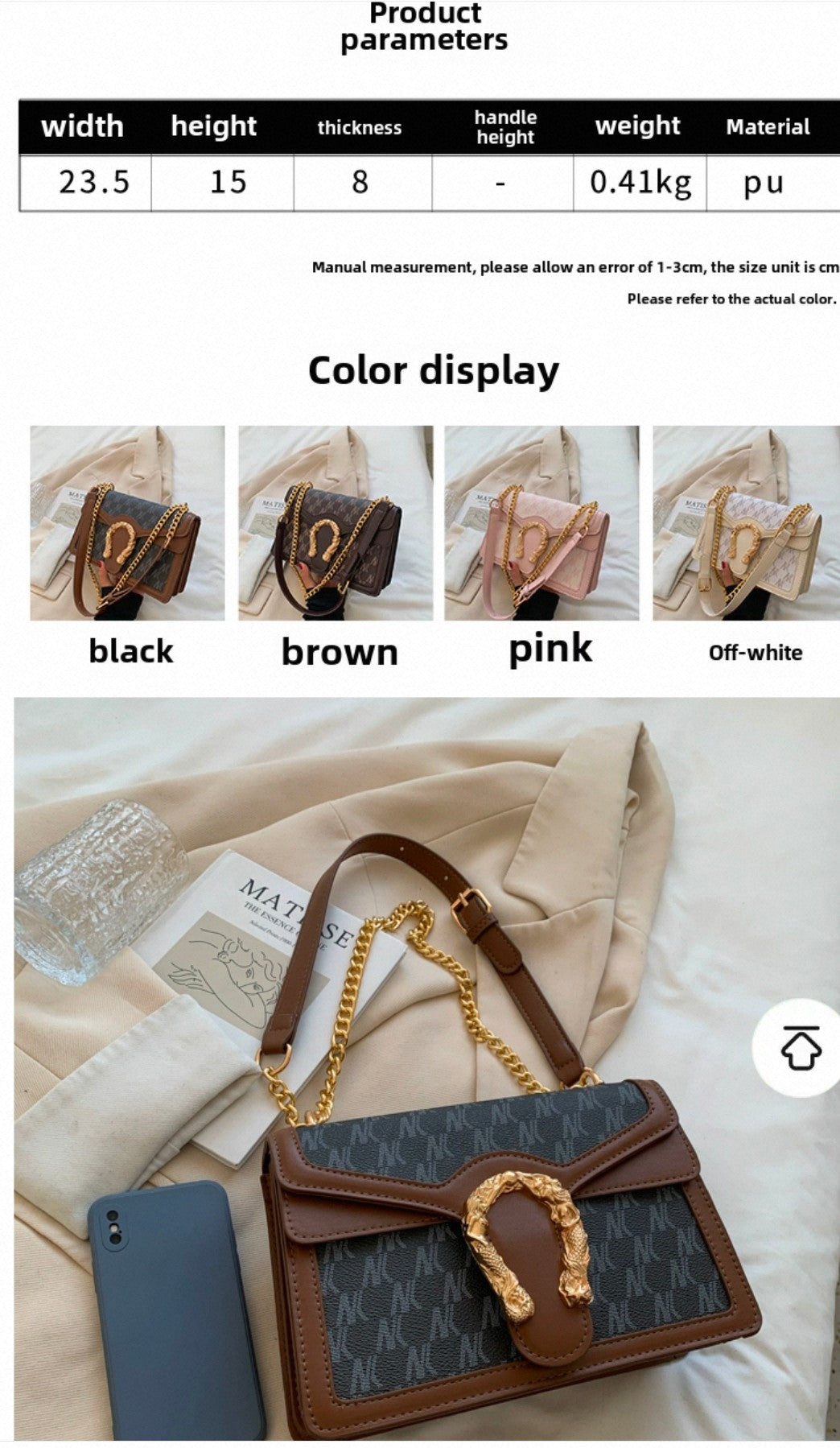 PRE ORDER High-End Small DUPE BAG POPULAR Versatile ChaiN BAG