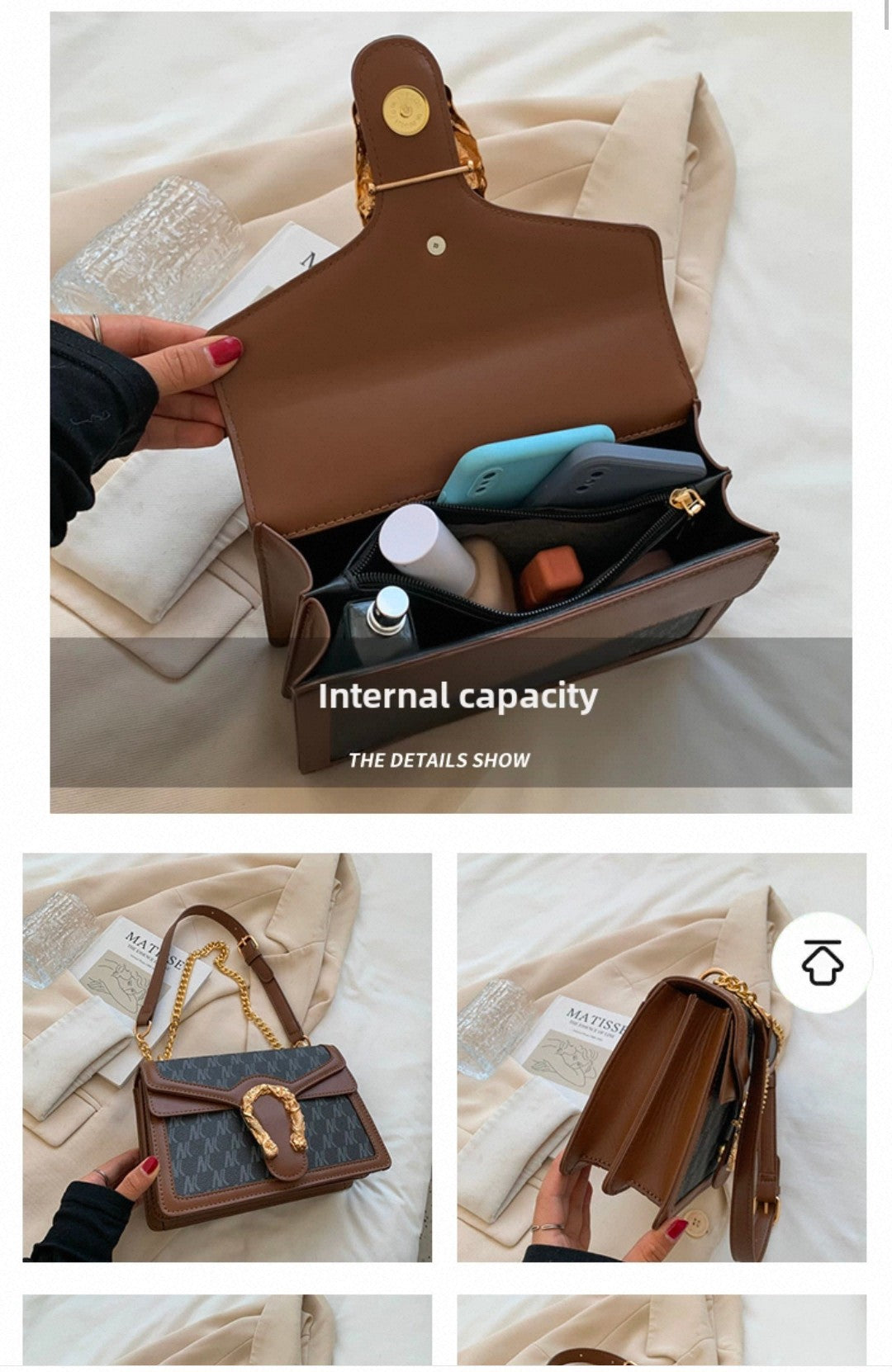 PRE ORDER High-End Small DUPE BAG POPULAR Versatile ChaiN BAG